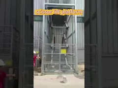 Vertikaler stationärer hydraulischer Aufzugstisch 3 m 2000 kg Festplatte mit Schere