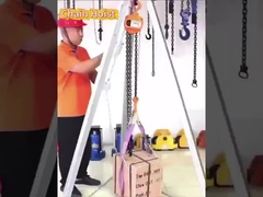 Manuelle Kettenaufzugsbehebe Ausrüstung 0,5 Tonnen Handkettenhebe