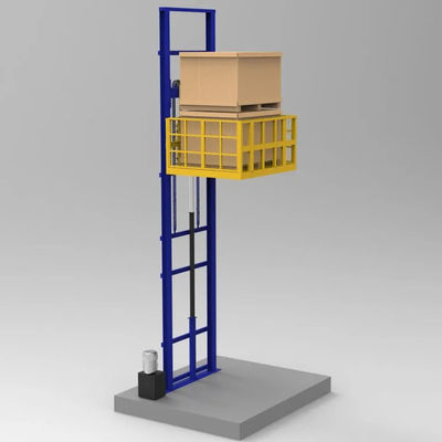 kaufen Blaue 500kg Hydraulik-Ladenaufzugsplattform für Innen- und Außenbereich online manufacture