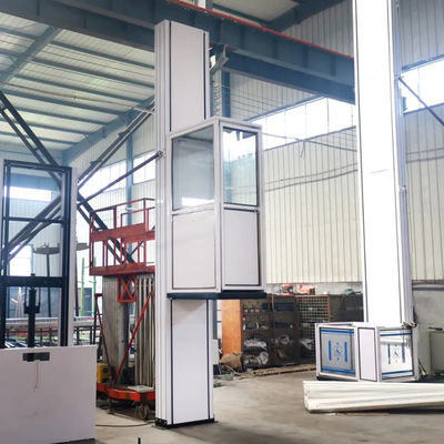 kaufen Sicherheit Zuhause Rollstuhllift 3m-10m Hydraulische vertikale Plattformlift mit Kabine online manufacture