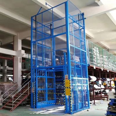kaufen 3m-9m Käfiglift hydraulisch vollständig eingeschlossen vertikaler Ladeleft Lagerhaus Ladeleft online manufacture
