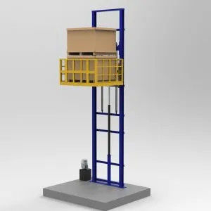 kaufen 1000 kg Ladung Hydraulischer vertikaler Frachtheber 3 m Güterheber für Lager online manufacture