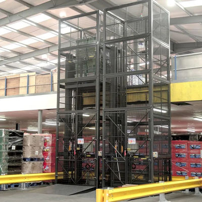 kaufen Hydraulischer 3T Käfiglift 5m 3000kgs Lagerlastlift Fabrikgutlift online manufacture