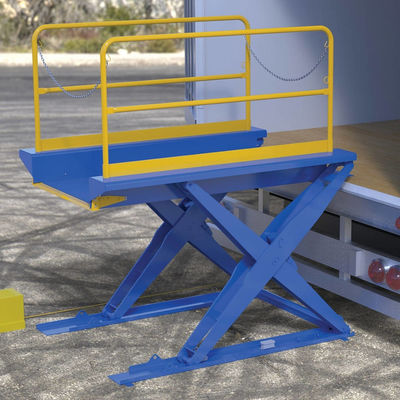 kaufen 3000 kg 5000 kg Hydraulische Dockplattform Lift Ladebucht Schere Lift online manufacture