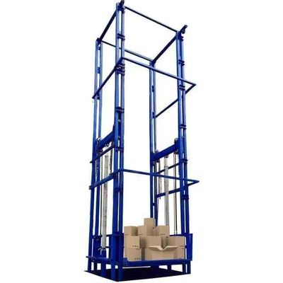 kaufen 7 m Höhe Lagerhaus-Frachtlift Doppelschienen-Güter-Minilift online manufacture