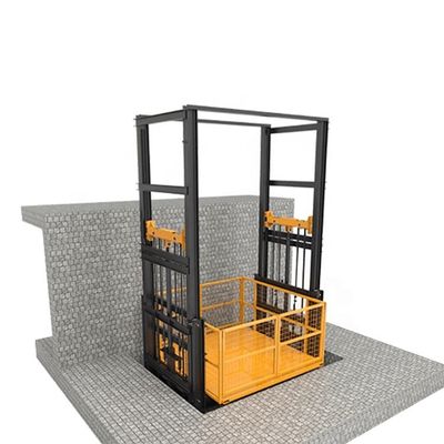 kaufen Industrielager Hydraulischer Frachtlift Vertikaler Führer Eisenbahngutlift online manufacture