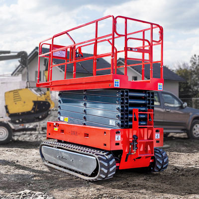 kaufen Luftarbeitsplattform selbstfahrende Crawler Schere Liftplattform Tisch 8m 10m 12m online manufacture