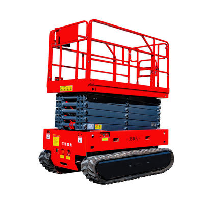 kaufen 2 Tonnen elektrische Aufzüge Arbeitsplattform selbstfahrender Schere-Crawler-Aufzug online manufacture