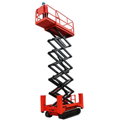 kaufen Hydraulische mobile Liftplattformen 8m 450kg Schienen-Schere-Liftplattform online manufacture