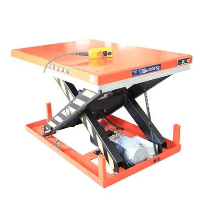 kaufen 2 Tonnen kleiner Aufzugstisch Hydraulische Schere Aufzugsplattform für Lager online manufacture