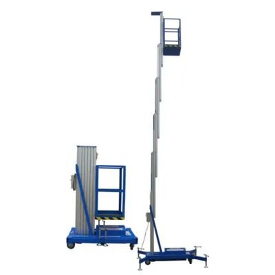 kaufen 6 - 12 m Aluminiumlegierung Einpersonen-Hydraulische Hebeplattform Elektrischer Hubschrauber online manufacture