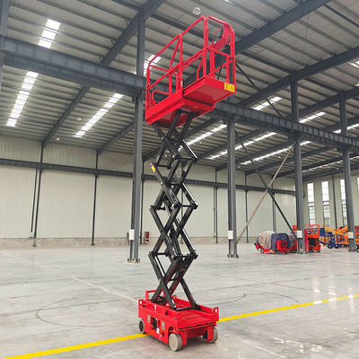 kaufen Self-propelled Electric Scissor Lift 6m 230kg Mini Aerial Work Platform Online-Herstellung
