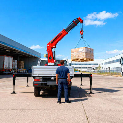 kaufen 4 Tonnen kleiner klappbarer Boom-LKW-Kran für Mini-Pickup Online-Herstellung