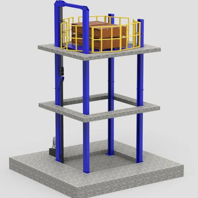 Hydraulischer vertikaler Industrielift mit vier Stangen