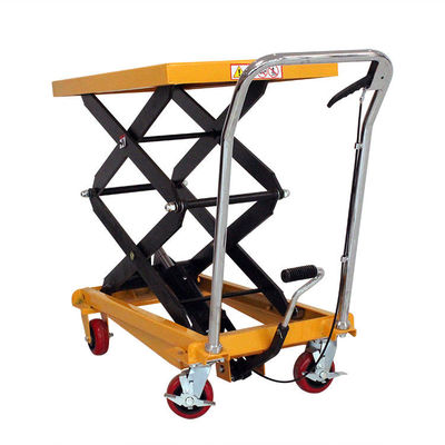 2000 kg Schere Trolley Lift Handbuch Hydraulische Schere Trolley Plattform Tisch