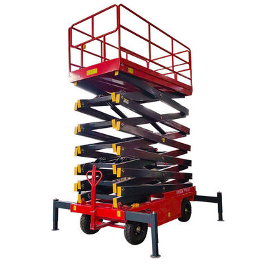 1.8m bis 18m mobiler Schereheber 500kg tragbarer elektrischer Schereheber