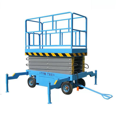 Batteriebetriebene 10-Meter-Schere Lift Hydraulische mobile Schere Plattform