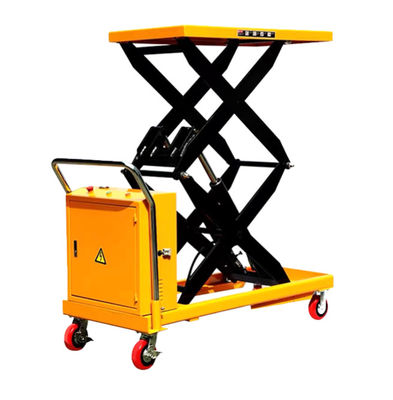 Höhe 1m Schere-Trolley-Lifter 1000KG 1 Tonnen hydraulischer Tisch-Trolley