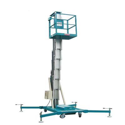 120 kg Leistung Erhöhte Arbeitsplattform 12m vertikaler Mast Boom Lift