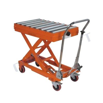 350 kg Hand-Schere Trolley Lift-Plattform Hydraulische Trolley 500 kg
