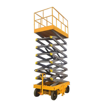 500 kg mobile Scherenhebeplattform Hydro-Scherenhebe 10m Arbeitshöhe