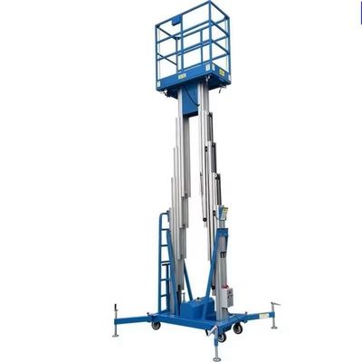 Doppelmast-Aluminiumlifte 14 m Hydraulik-Aluminiumlegierung Liftplattform
