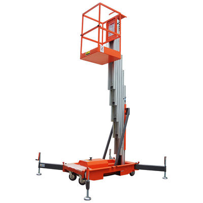 Elektro-Aluminium-Einmastenlift-Tisch 9m 150kg Luftarbeit Liftplattform