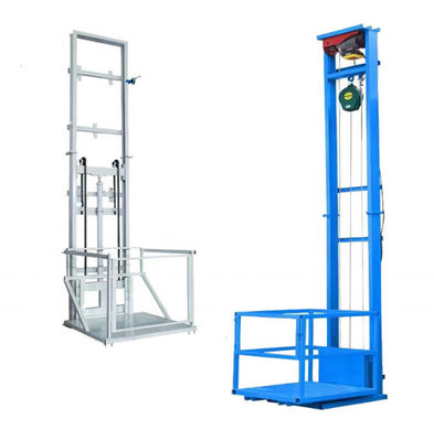 Hydraulische Güterhebe 1 Tonne 9m vertikal an der Wand befestigte Ladeleft für Lager