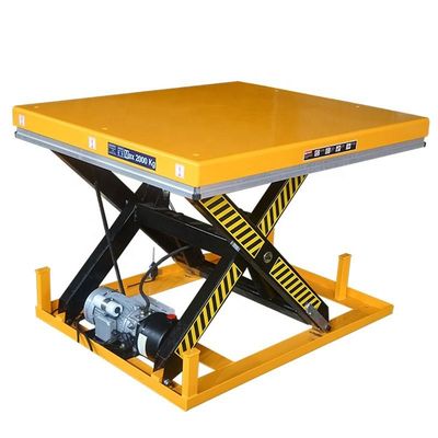 Hydraulischer stationärer Aufzugstisch Elektrische Schere Aufzugsplattform mit CE