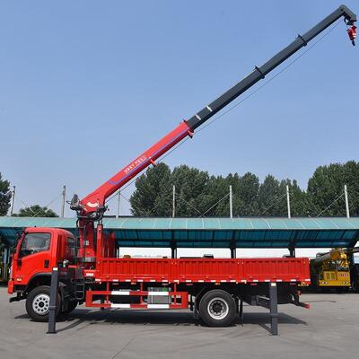 5 Tonnen 8 Tonnen 10 Tonnen hydraulischer Teleskopausleger-LKW-Hubkran