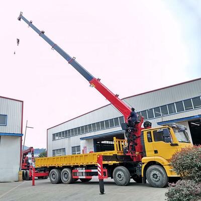 8 Ton 12 Ton Hydraulic Cargo Truck Crane Telescoping Boom Crane