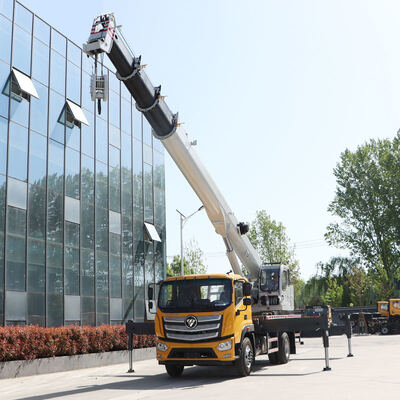 Gerader Arm LKW-montierter Kran 10m Ausleger Hydraulische Hebekrane