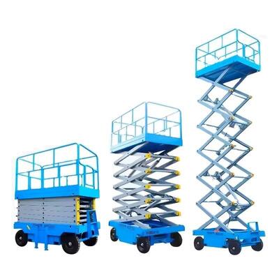 Maximal 14 m Höhe Elektrische mobile Schere Lift Selbstfahrende hydraulische Liftplattform