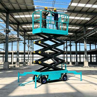 Mobile elektrische Scherenhebebühne 4m - 10m Höhe 500kg Mannheber