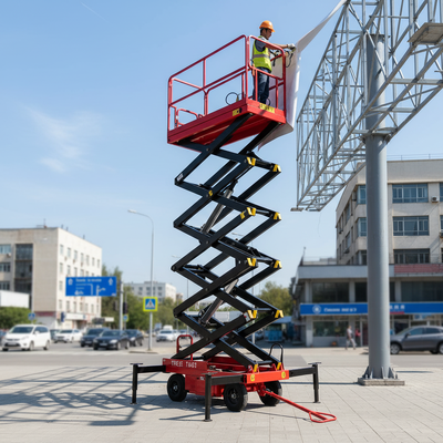 Elektrische hydraulische mobile Scherenhubtisch-Handschubhebebühne