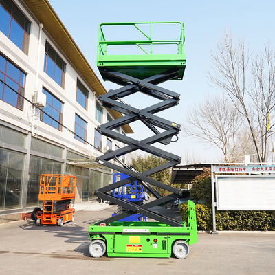 Selbstfahrende elektrische Schere 320 kg Kapazität 12 m Arbeitshöhe
