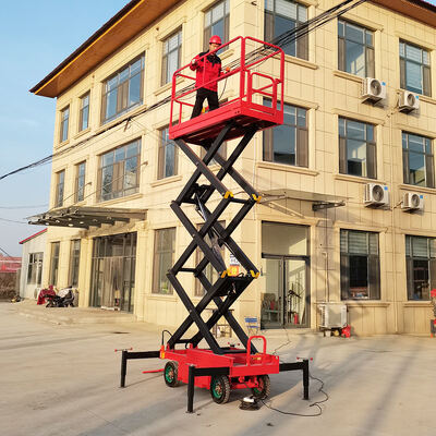 Elektrische Scherehebeplattform Mobile hydraulische Luftarbeitsausrüstung