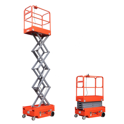 10m 320kg Einzelpersonen-Scherenhebebühne Arbeitsbühne